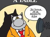 chat passe table Philippe Geluck