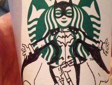 Starbucks: détourne logo gobelet avec feutre