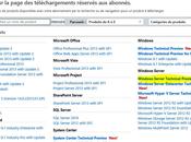 Windows Server Technical Preview disponible MSDN