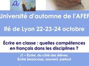 Écrire classe quelles compétences français dans disciplines