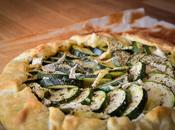 Tarte Courgettes Camembert herbes provence
