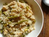 Risotto poulet haricots verts