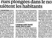 Coupures électriques locales article Parisien