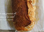 Pain graines sésame miel {pour petit-déjeuner}