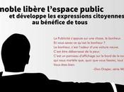 Grenoble libère l'espace public publicité