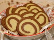 Biscuits spirales chocolat vanille {Bredele Noël}