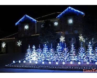 Il synchronise ses illuminations de Noël avec la musique de Frozen
