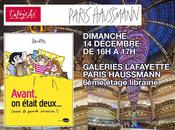 Dimanche décembre Dédicaces Galeries Lafayette Paris Haussmann
