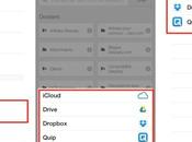 Google Drive pour iPhone iPad importez fichiers provenant Dropbox iCloud