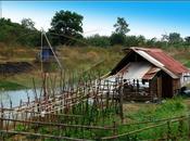 Udonthani. Cabanons pêche.