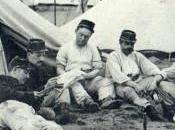 1913, Moments détente camp d'Auvours (Sarthe)