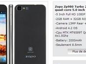 Zopo ZP980 Turbo moins