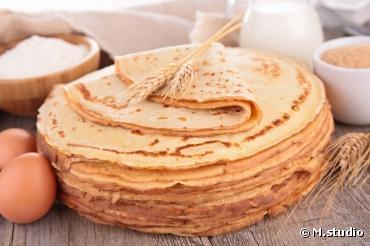 Recette pour des crêpes bio sans lactose