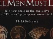 restaurant éphémère Game Thrones ouvre Londres