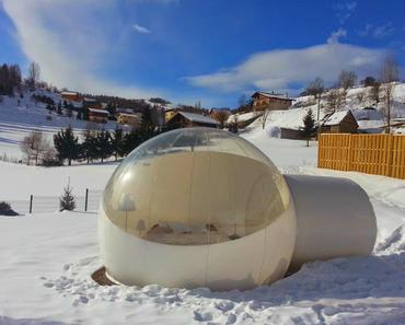 Nuit insolite dans La Bulle du Cians à Beuil Valberg