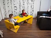 unfold table pour enfants avec double assises