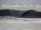Photo insolite d’une vague neige fondue