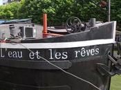 L'Eau Rêves, péniche-librairie canal l'Ourcq