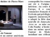 Regard vers théâtre Pierre-Marc LEVERGEOIS Mars 2015