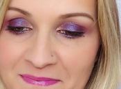 Spring make-up look purple with Promiscious