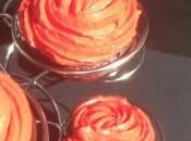 Cupcake chocolat miel fraise framboise
