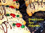Biscuits-Demi-lunes noisettes pour fêtes d'année