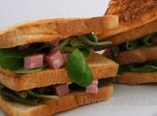 Sandwich Jambon &amp; Haricots verts.