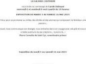 Galerie COUTERON exposition Carole DUHAYER 5/16 2015