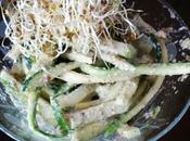 Spaghetti courgettes pommes vertes inspiration Crudessence #Cru Vegan