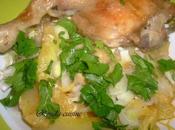 Kbab algérois poulet (Poulet frites sauce blanche) كباب جزائري