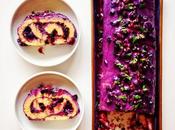 Purple cake. ROULÉ MYRTILLES, MENTHE CHOCOLAT BLANC.
