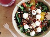 [Recette] Salade veggie noir billes mozzarella