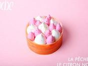 Gourmandise Food pêche citron noir