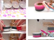 Tutorial déco moins euros Washi Tape Bougies