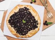 Tarte rustique mûres amandes