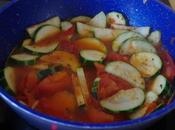 Courgettes tomates, chips saveurs aioli