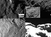 Rosetta fractures fissures surface comète Tchouri