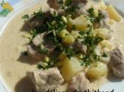 Sauté porc pommes terre crème persillée