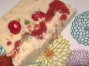 Nougat glacé coulis fruits rouges thermomix