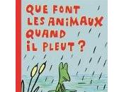 Soledad Bravi font animaux quand pleut