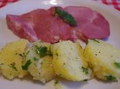 Echine fumee salade pommes terre tiede