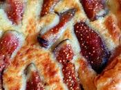 Tarte fine figues, crème d'amande