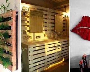 70 idées géniales à faire avec des palettes en bois