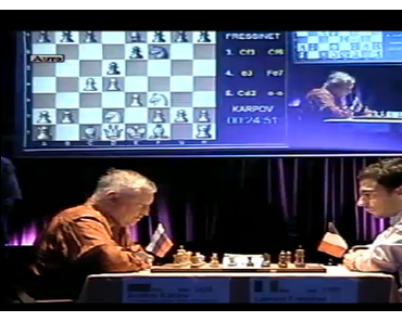 Laurent Fressinet bat Karpov au Cap d'Agde