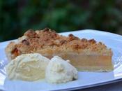 Tarte crumble pommes, coings, noisettes