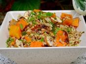 Salade d’automne quinoa, potimarron châtaignes