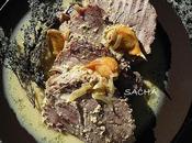Rôti porc braisé lait, thym balade glacières Mont Ventoux dans Combe Fiole automne clichés diaporama