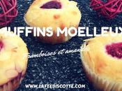 Muffins moelleux framboises amandes