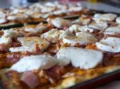 Pizza poivrons confits mozzarella