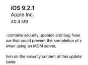 9.2.1 disponible iPhone, iPad iPod Touch